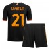 AS Roma Paulo Dybala #21 Dětské Oblečení 3rd Dres 2023-24 Krátkým Rukávem (+ trenýrky)